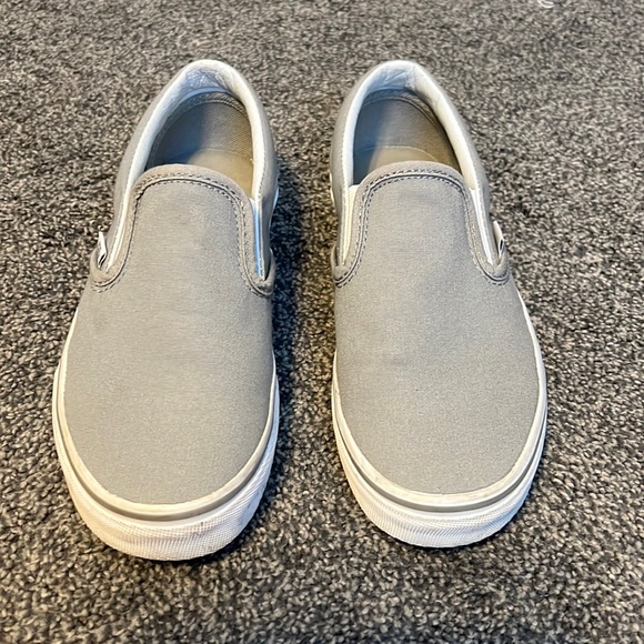Vans Shoes - Womens Vans Grey slip on sneakers
